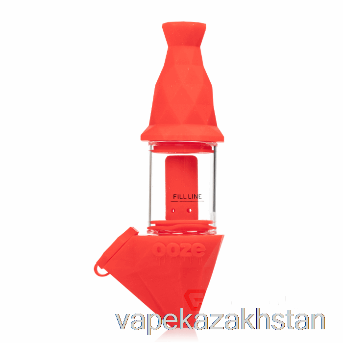 Vape Kazakhstan Ooze Bectar Silicone Bubbler Scarlet (Red)